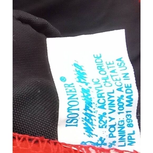 VTG  red isotoner hat, fascinator, balaclava, weather shed - Picture 5 of 8